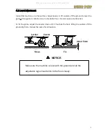 Preview for 9 page of UNIS DINO POP Operation Manual