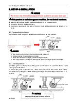 Предварительный просмотр 9 страницы UNIS Over The Edge PLUS Operation Manual