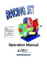 UNIS RACING JET Operation Manual preview