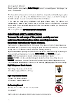 Preview for 3 page of UNIS SAFARI RANGER Operation Manual