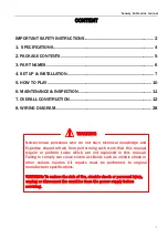 Preview for 2 page of UNIS Seaway Submarine Operation Manual