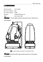 Preview for 5 page of UNIS SPACE SHIP Operation Manual