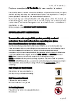 Preview for 4 page of UNIS TO THA NET JR. Operation Manual