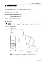 Preview for 6 page of UNIS TO THA NET JR. Operation Manual