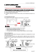 Preview for 10 page of UNIS TO THA NET JR. Operation Manual