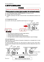 Предварительный просмотр 9 страницы UNIS WORK ZONE Operation Manual