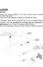 Предварительный просмотр 6 страницы Unisar DH900 Manual