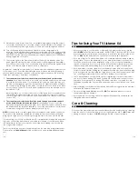 Preview for 6 page of Unisar TV Lister K4 TV865 Instruction Manual