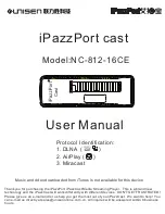 Unisen iPazzPort Cast NC-812-16CE User Manual предпросмотр