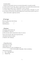 Preview for 4 page of Unisen iPazzPort KP-810-30 User Manual