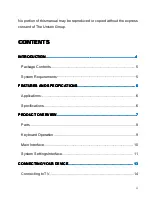 Preview for 3 page of Unisen iPazzPort Traveller I User Manual