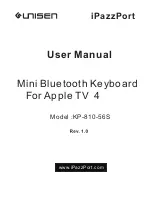 Preview for 1 page of Unisen KP-810-56S User Manual