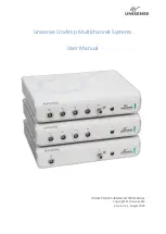 Preview for 1 page of UNISENSE UniAmp fx-3 User Manual