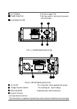 Предварительный просмотр 12 страницы UNISource Corporation FG-8102 Operation Manual