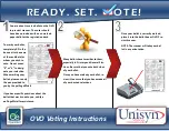 Preview for 2 page of unisyn OpenElect OVI-VC Instructions