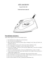 Preview for 1 page of UNIT ELECTRONICS USI-192 Instruction Manual