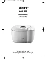 Unit UAB-816 Instruction Manual preview