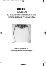 Unit UBS-2090E Instruction Manual preview