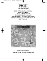 Предварительный просмотр 2 страницы Unit UBS-2100E Instruction Manual