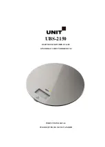 Unit UBS-2150 Insruction Manual preview