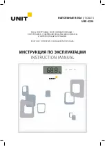 Предварительный просмотр 1 страницы Unit UBS-2220 Instruction Manual