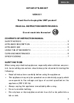 Preview for 3 page of Unit UCB-331 Instruction Manual