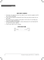 Preview for 8 page of Unit UDM-3110 Instruction Manual
