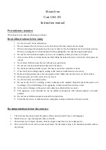 Unit USI-191 Instruction Manual preview