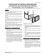 Preview for 1 page of Unitary products group 1SR0200 Instruction Manual