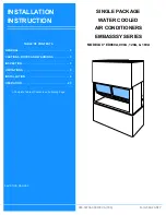 Unitary products group C*ED060A Series Installation Instruction preview