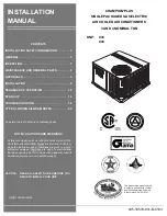 Preview for 1 page of Unitary products group CHAMPION PLUS DNP 036 Installation Manual