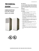 Unitary products group EB23C Technical Manual preview