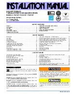 Unitary products group FC9S*UP Installation Manual предпросмотр