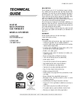 Unitary products group GF8 SERIES Technical Manual preview