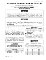 Unitary products group P HU Series Installation Instructions preview