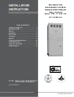 Unitary products group PxDUA12V06401 series Installation Instruction preview