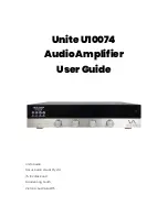 Предварительный просмотр 1 страницы Unite U10074 User Manual