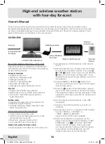 Preview for 14 page of UNITEC Climate W194-1 Owner'S Manual