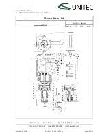 Предварительный просмотр 18 страницы Unitec 2 1310 0010 Operation And Maintenance Manual