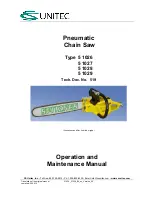 Preview for 1 page of Unitec 5 1026 Operation And Maintenance Manual