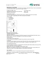 Предварительный просмотр 23 страницы Unitec 5 1026 Operation And Maintenance Manual