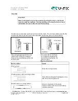 Preview for 27 page of Unitec 5 1026 Operation And Maintenance Manual