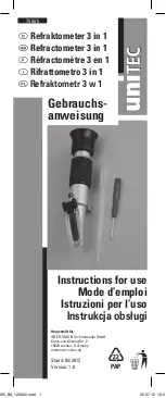 Preview for 1 page of Unitec 75565 Instructions For Use Manual