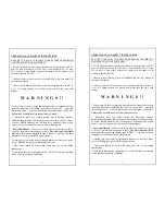 Предварительный просмотр 3 страницы Unitec CSR-150 Owner'S Manual And Operating Instructions