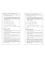 Preview for 4 page of Unitec CSR-150 Owner'S Manual And Operating Instructions