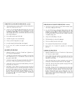 Предварительный просмотр 4 страницы Unitec CSR-150 Owner'S Manual And Operating Instructions