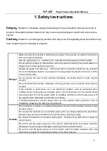 Preview for 3 page of Unitec EP-45F Operation Manual