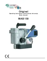 Unitec MAB 150 Operating Instructions Manual preview