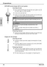 Preview for 20 page of Unitec MAB 525 Operating Instructions Manual