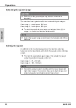 Предварительный просмотр 22 страницы Unitec MAB 525 Operating Instructions Manual